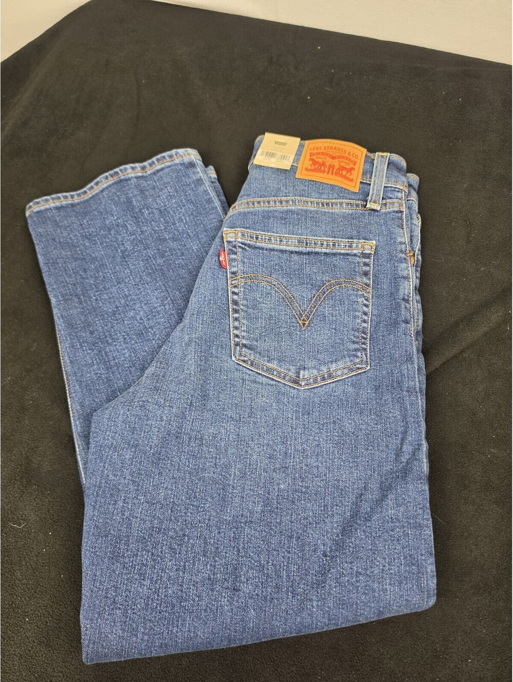 Levi's Ribcage Straight Ankle Jeans Button Fly